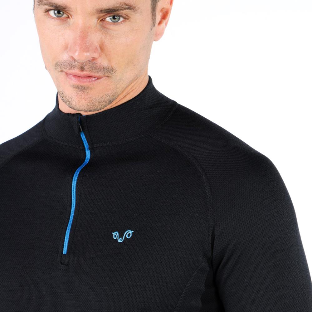 Halldor Men's 100% Merino 230gsm 1/4 Zip Long Sleeve Top