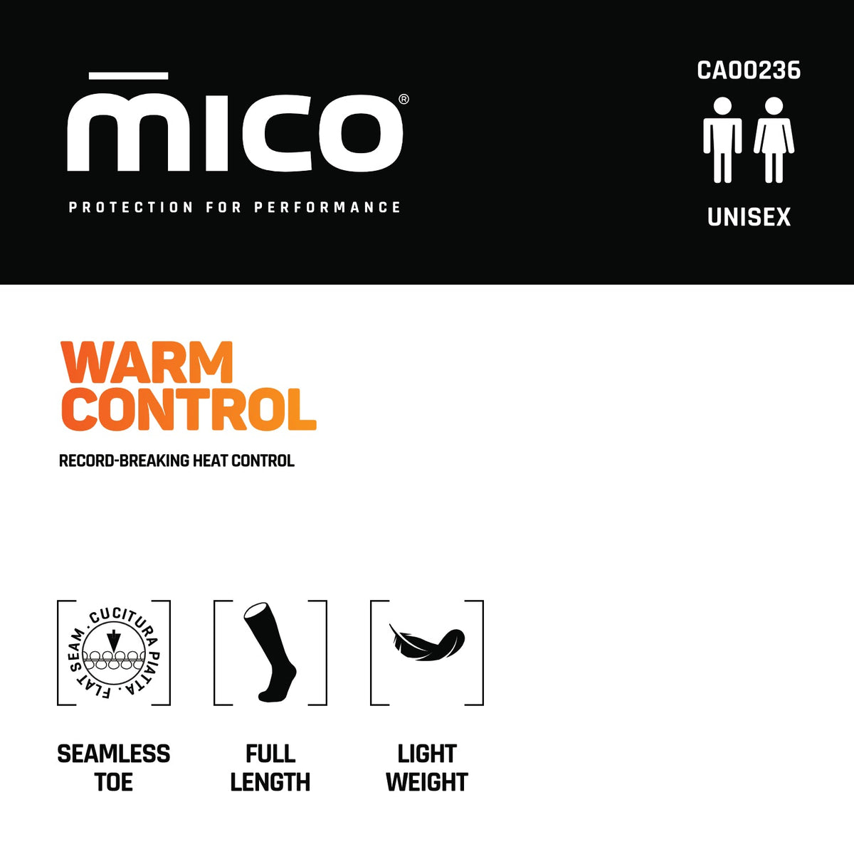 CA00236 Lightweight WARM CONTROL Ski Socks