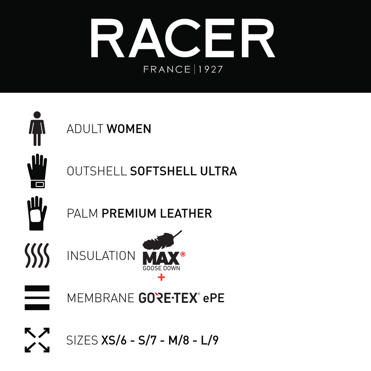 MSTARZ 3 Women's Ski Mitts