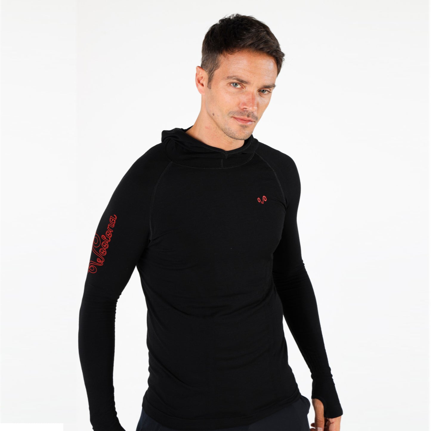 Pakke Men's Seamless Merino Blend Sport Hoodie