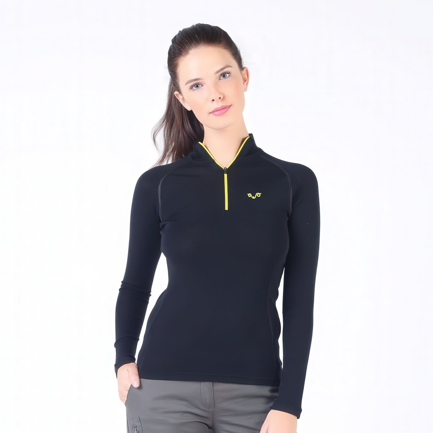 Vega Women's 100% Merino 195gsm 1/4 Zip Long Sleeve Top