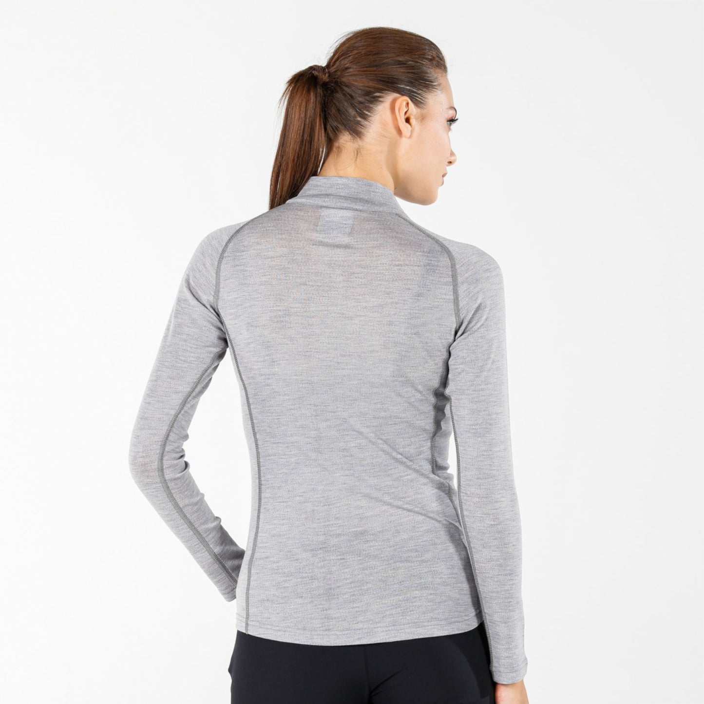 Vega Women's 100% Merino 195gsm 1/4 Zip Long Sleeve Top