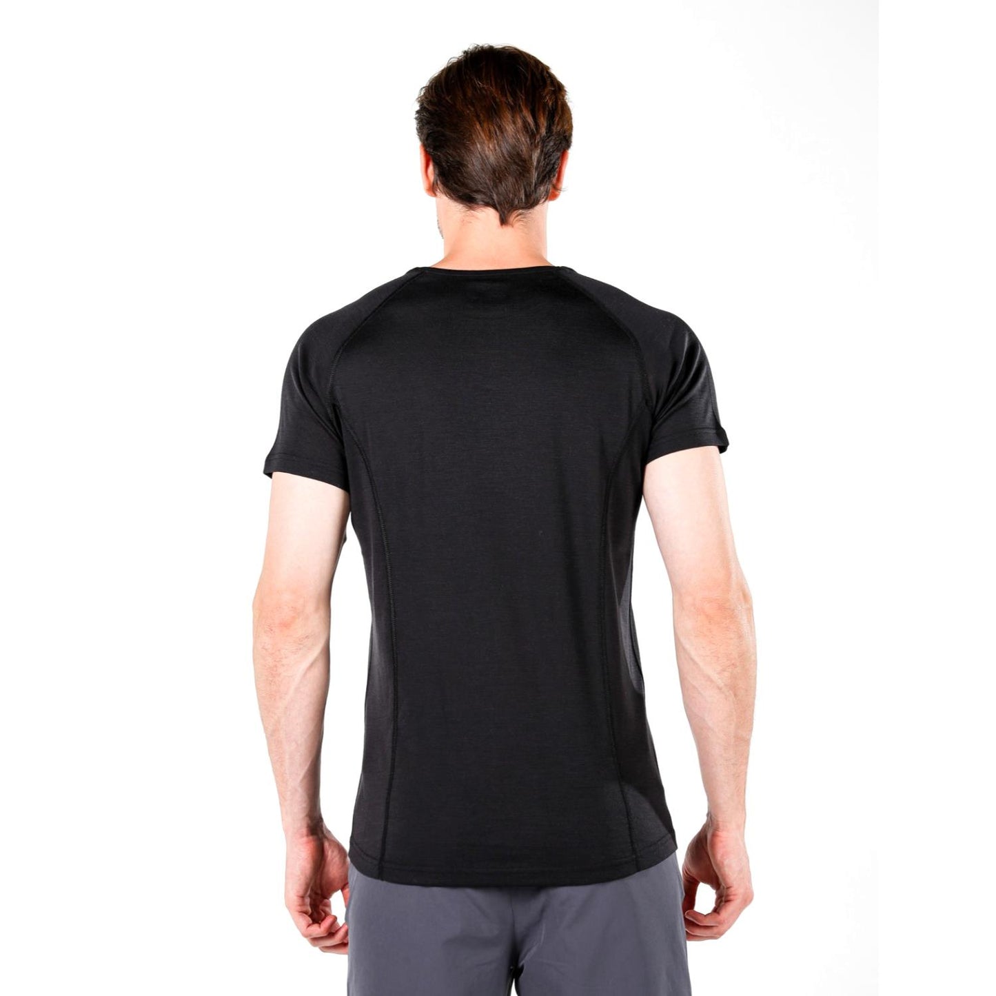 Berg Men's 100% Merino 195gsm Crew Neck Short Sleeve Top