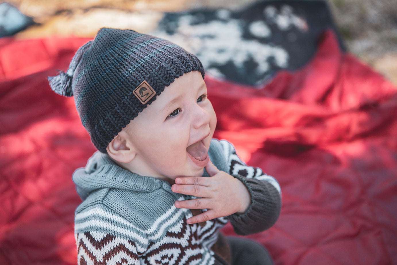 Infant Frosty Stripe Beanie