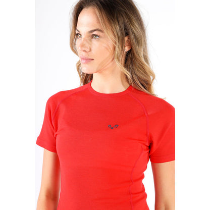 Bise Women's 100% Merino 195gsm Short Sleeve Top