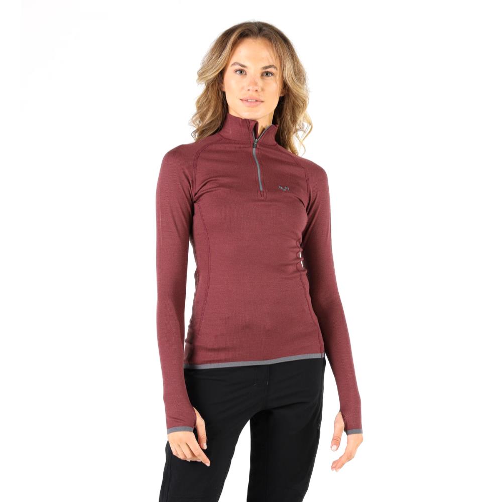 Lorica Women's 100% Merino 230gsm 1/4 Zip Long Sleeve Top