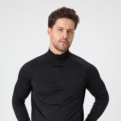 Bora Men's 100% Merino 250gsm 1/4 Zip Long Sleeve Top