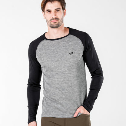 Brant Men's 100% Merino 195gsm Slim Fit Long Sleeve Top