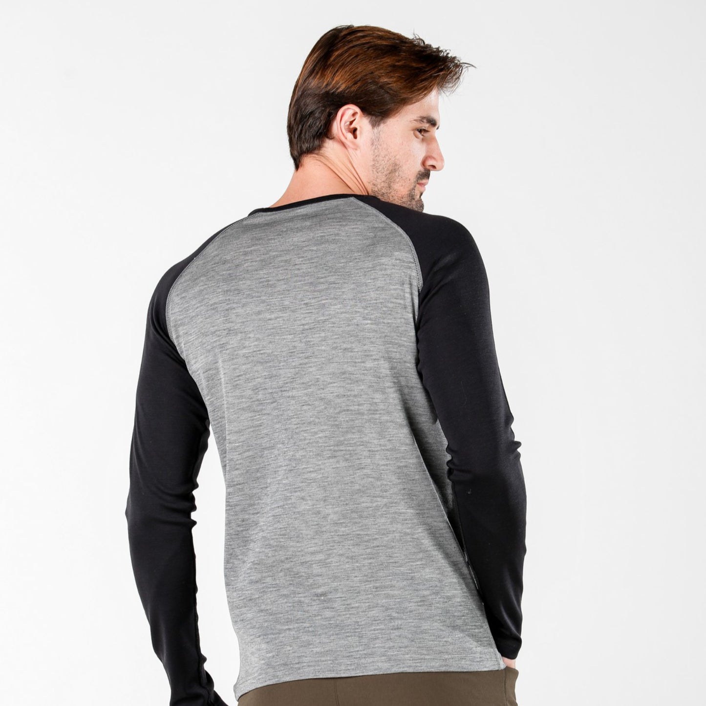 Brant Men's 100% Merino 195gsm Slim Fit Long Sleeve Top