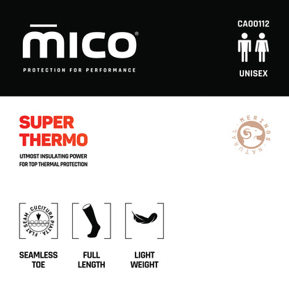 CA00112 Lightweight SUPER THERMO Merino Ski Socks