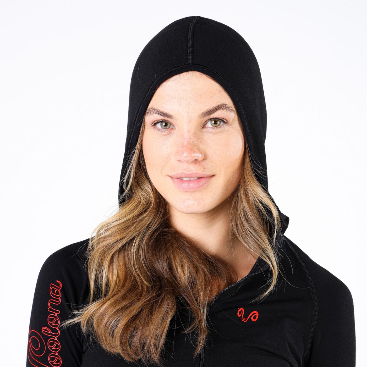 Docca Women's Seamless Merino Blend 1/3 Zip Hoodie