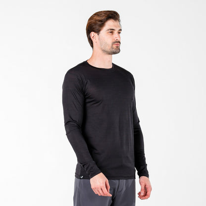 Eris Men's 100% Merino 135gsm Lightweight Long Sleeve Top
