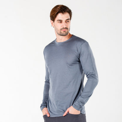 Eris Men's 100% Merino 135gsm Lightweight Long Sleeve Top