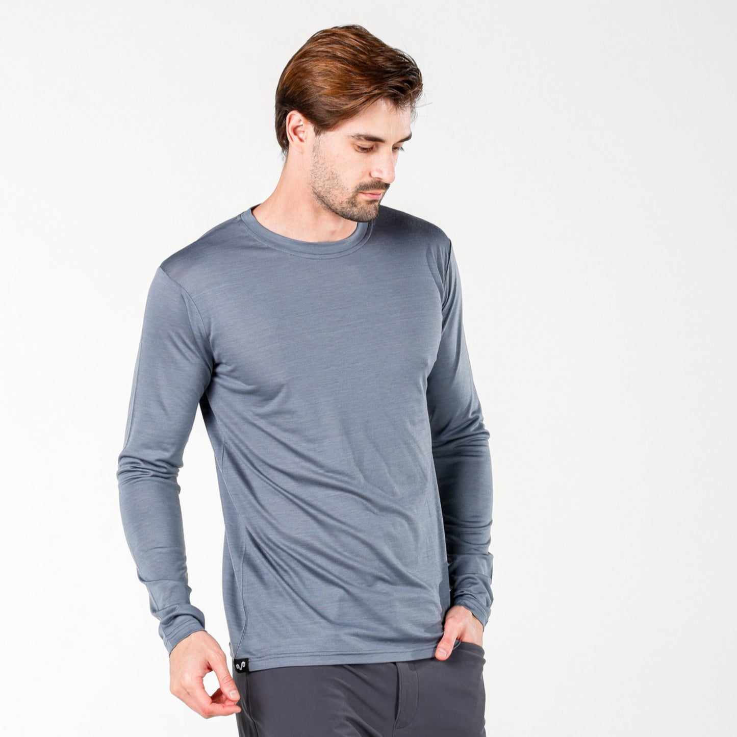 Eris Men's 100% Merino 135gsm Lightweight Long Sleeve Top