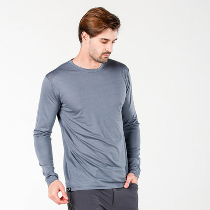 Eris Men's 100% Merino 135gsm Lightweight Long Sleeve Top