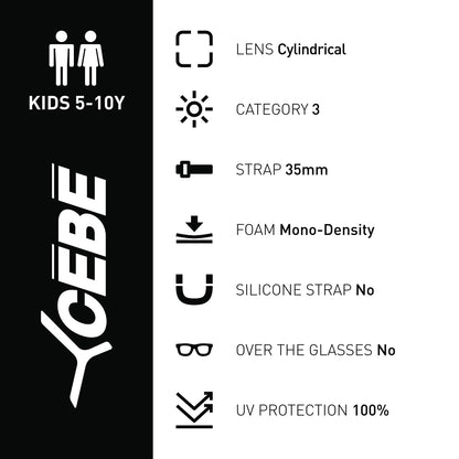 Hoopoe2 Kids Cylindrical Ski Goggles