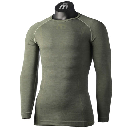 IN01760 Men's SUPER THERMO DUALTECH MERINO SKINTECH Long Sleeves Round Neck Shirt