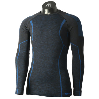 IN01760 Men's SUPER THERMO DUALTECH MERINO SKINTECH Long Sleeves Round Neck Shirt