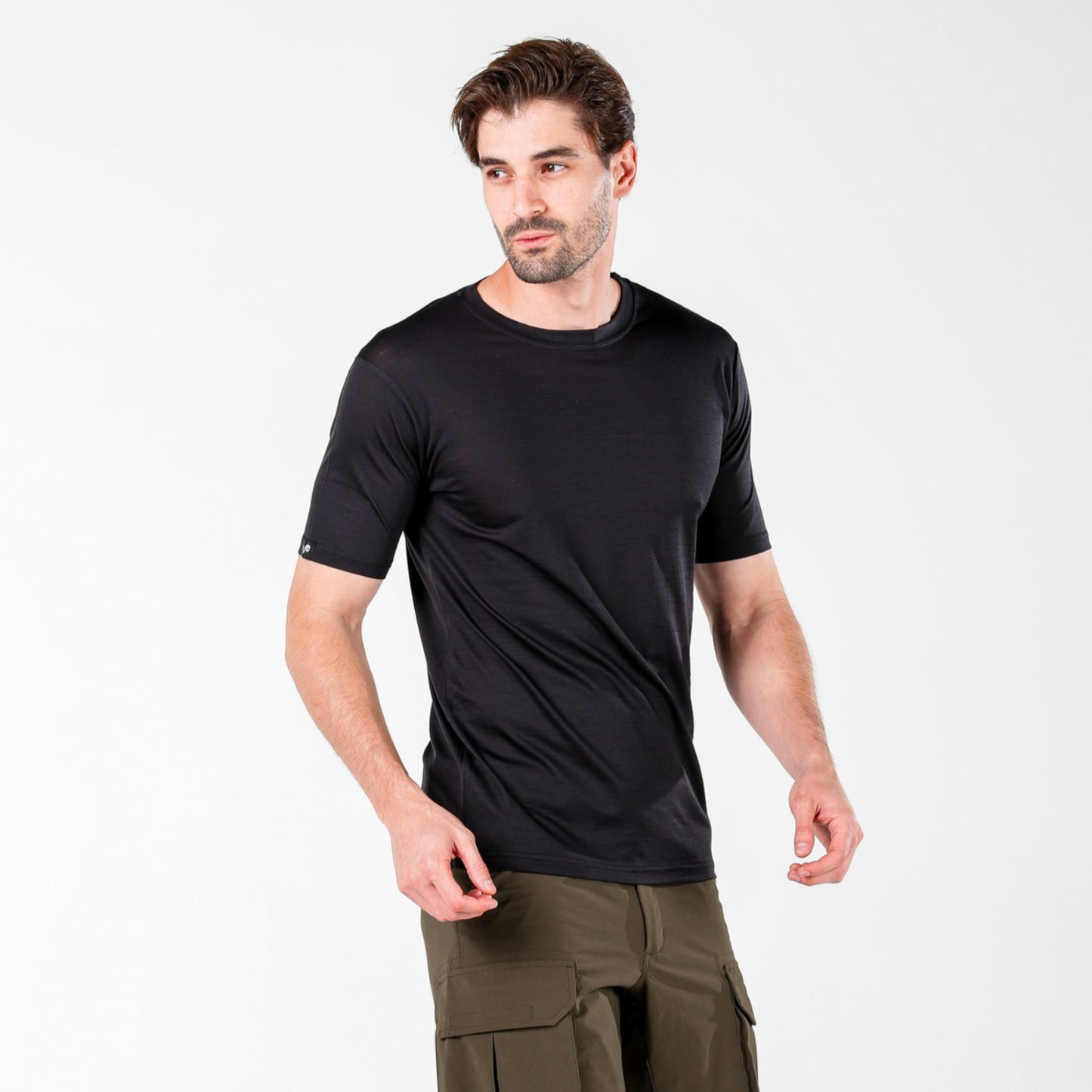 Notus Men's 100% Merino 135gsm Lightweight Crew Neck T-Shirt