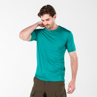 Notus Men's 100% Merino 135gsm Lightweight Crew Neck T-Shirt