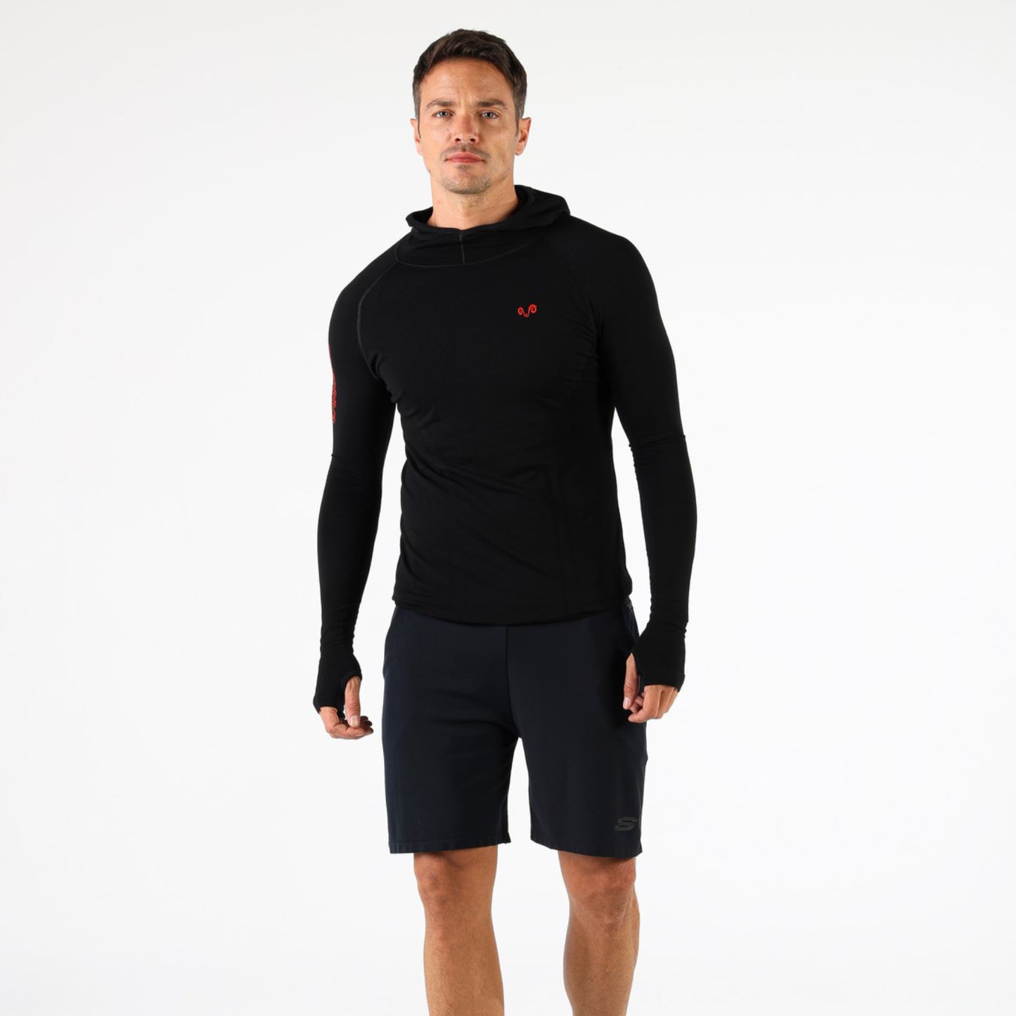 Pakke Men's Seamless Merino Blend Sport Hoodie