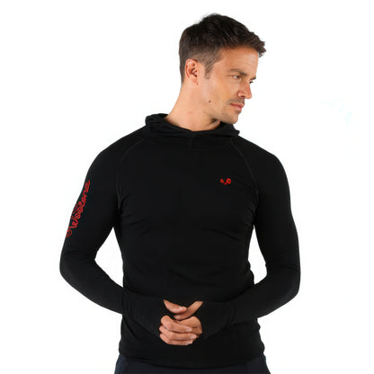 Pakke Men's Seamless Merino Blend Sport Hoodie