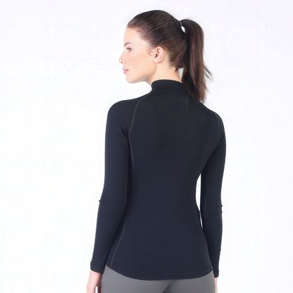 Vega Women's 100% Merino 195gsm 1/4 Zip Long Sleeve Top